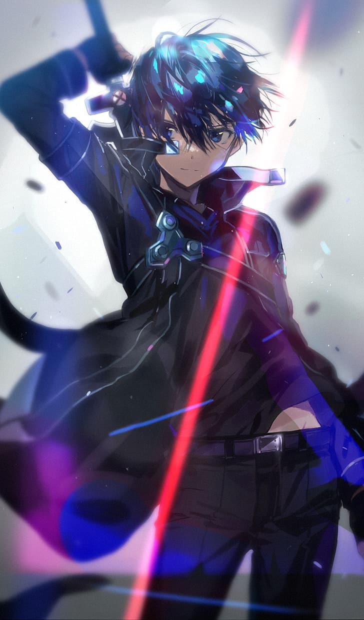 Chọn ảnh nền Kirito để làm cho không gian màn hình của bạn trở nên hấp dẫn hơn.